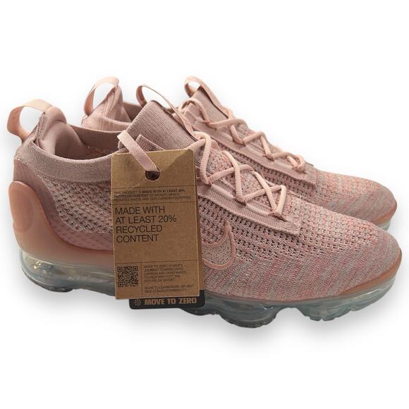 Nike Air VaporMax 2021 FK Flyknit Rose Pink Womens 12 Mens 10.5 NEW $220 - Picture 3 of 12
